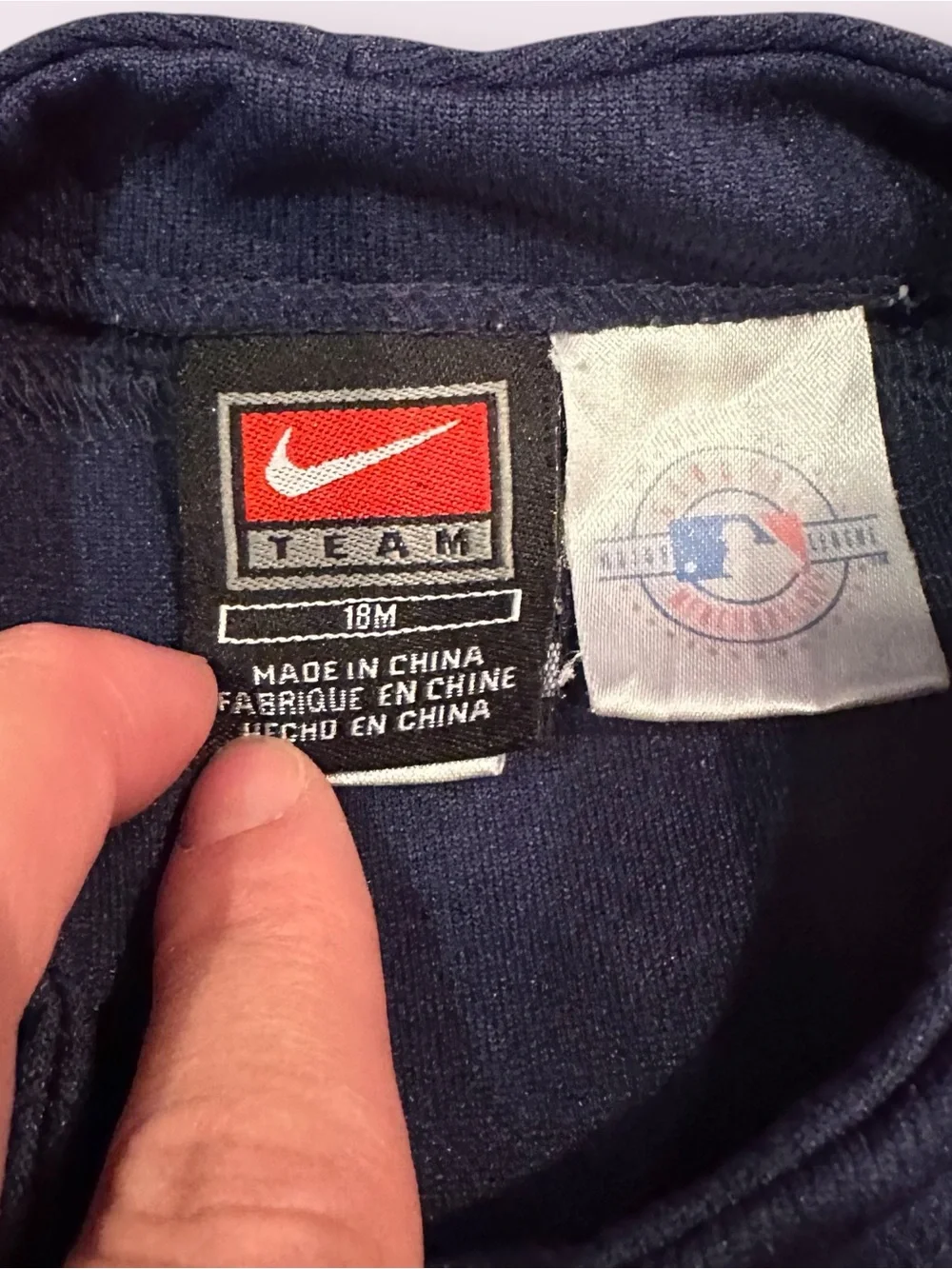 Nike MLB Minnesota Twins Baseball Button Romper - Navy & Red Size 18 Months
